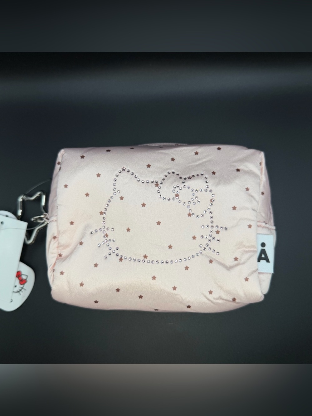 Sanrio X Aland Hello Kitty with polka dot make up bag ey43